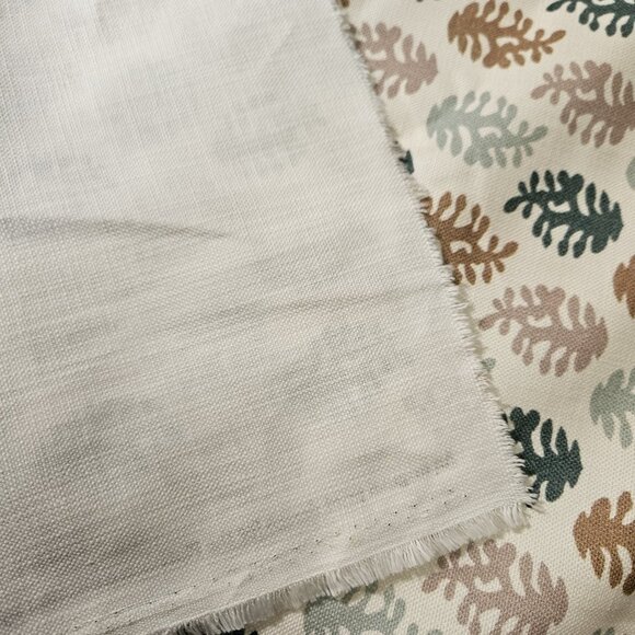 Richloom Platinum Upholstery Fabric By The Yard Leaf Print Abstract 58" Wide - Picture 8 of 9